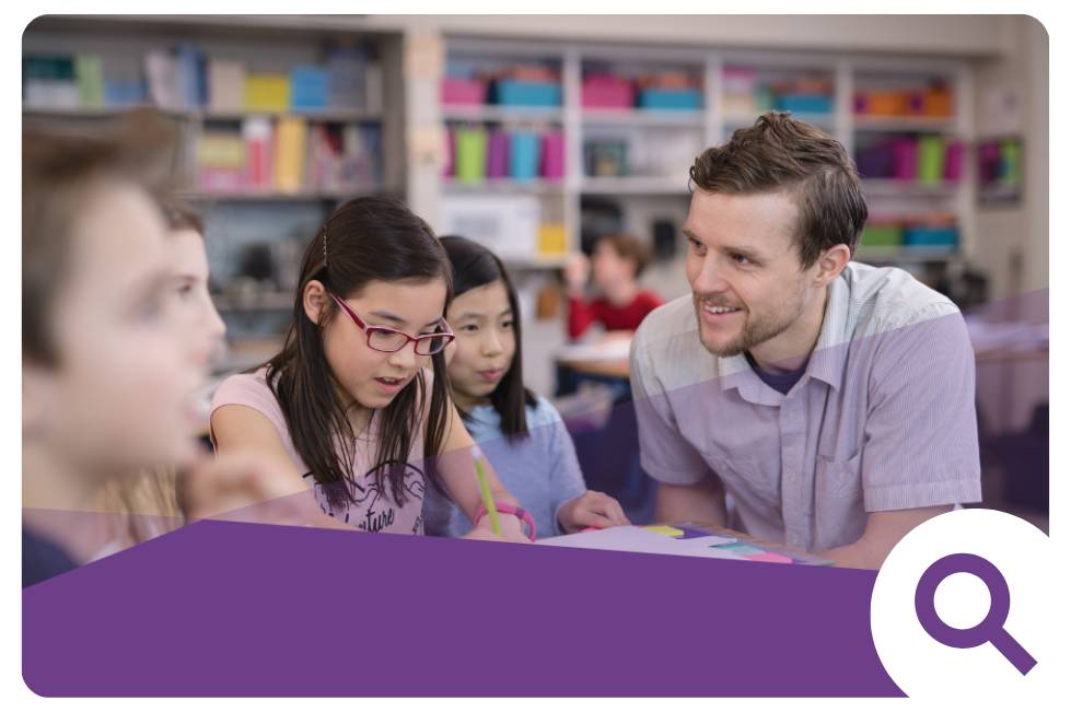 teacher and students in the classroom